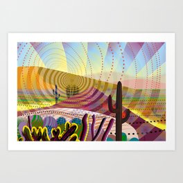 Desert Eye Art Print
