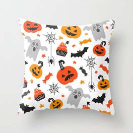 Cute Halloween Throw Pillow