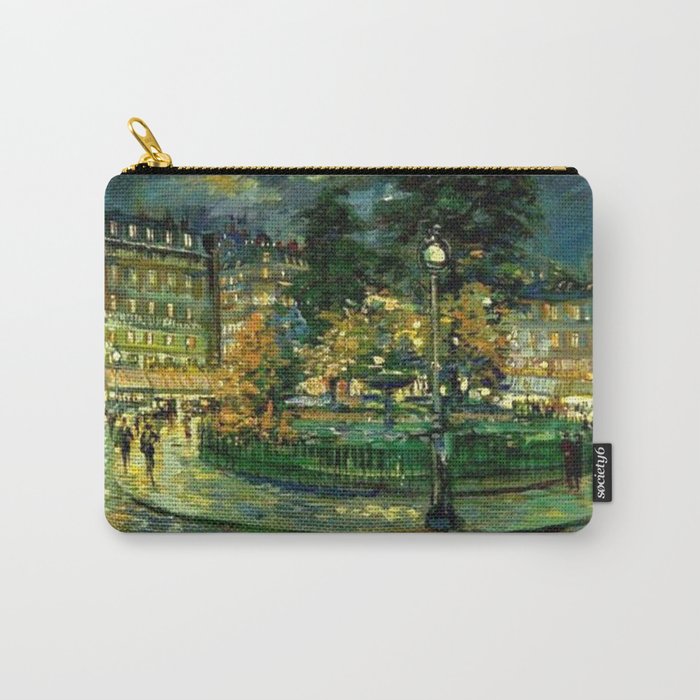 Paris, Place Pigalla 9th Arrondissement Night Scene landscape painting by Konstantin Korovin Carry-All Pouch