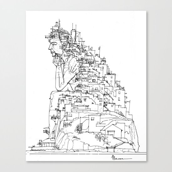 Trasposizione Canvas Print