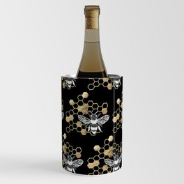 Beehive gold leaf Wine Chiller