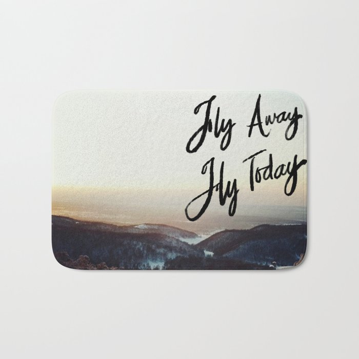 Fly Away Fly Today Bath Mat