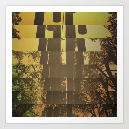 CENTER OF THE FOREST Art Print