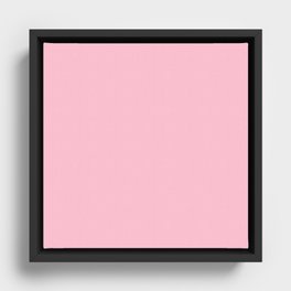 Baby Pink Framed Canvas