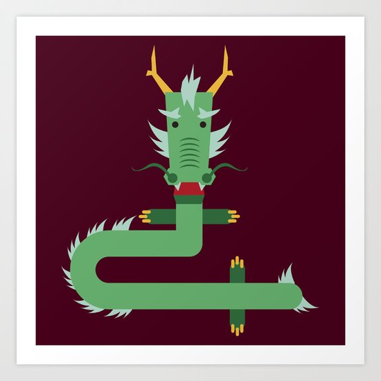 dragon Art Print