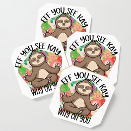 Mellow Sloth Coaster