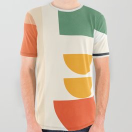Abstract Shape Setting 04 All Over Graphic Tee