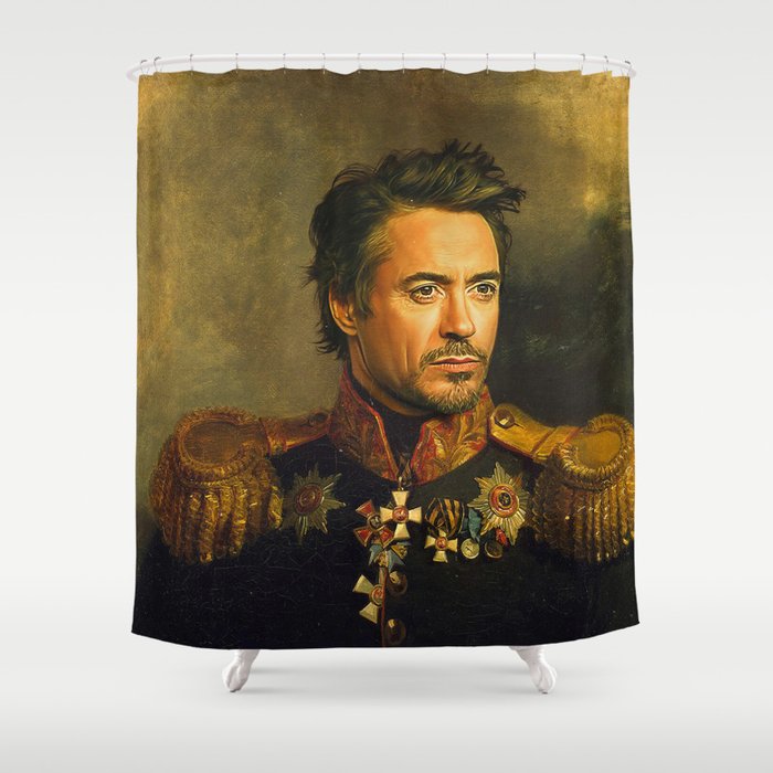 Robert Downey Jr. - replaceface Shower Curtain