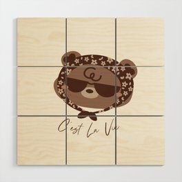 C'est La Vie Wood Wall Art