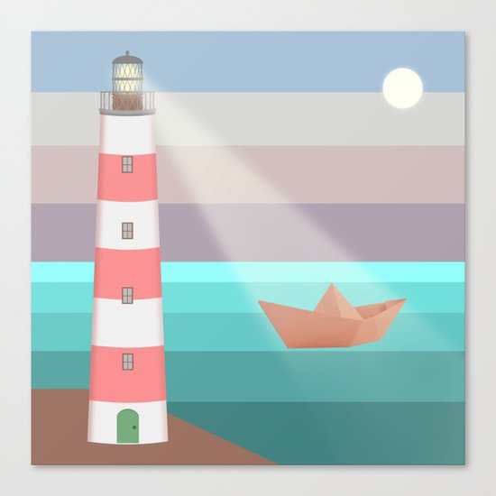 YOU ARE NOT ALONE (Origami) Canvas Print