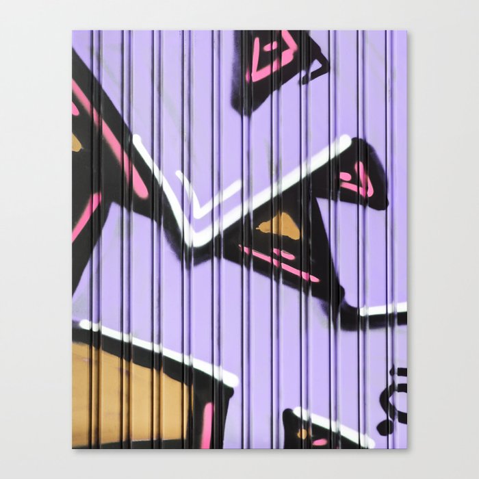 Street Art - Violet Urban Collection Canvas Print