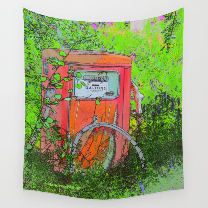 Fill'r Up Please! Wall Tapestry