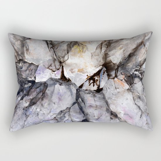 Crystal texture Rectangular Pillow