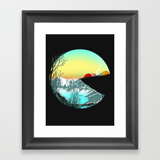 Pac camp Framed Art Print