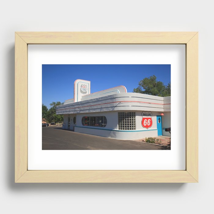 Route 66 Diner 2012 #2 Recessed Framed Print