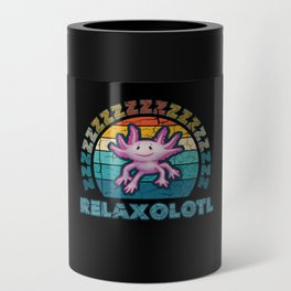 Relaxalotl Axolotl Relax A Lot Can Cooler
