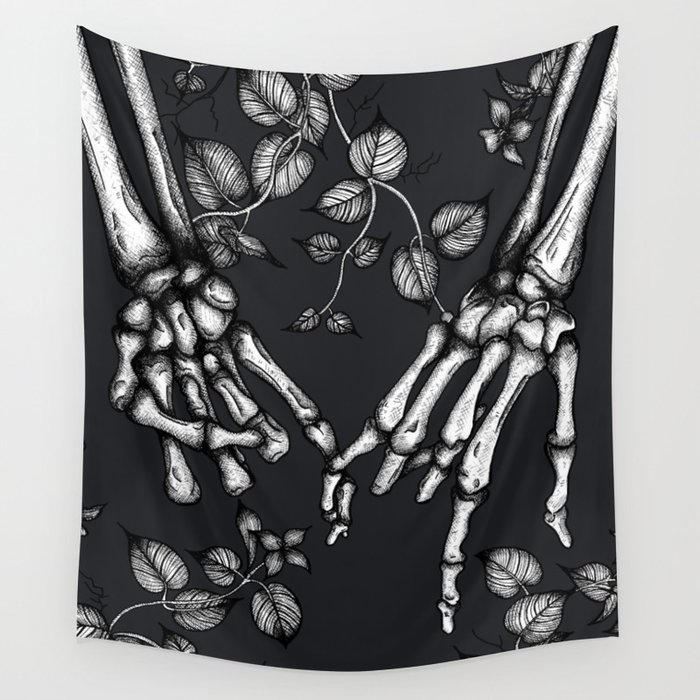 Pinky Promise Wall Tapestry by Print is Dead Society6