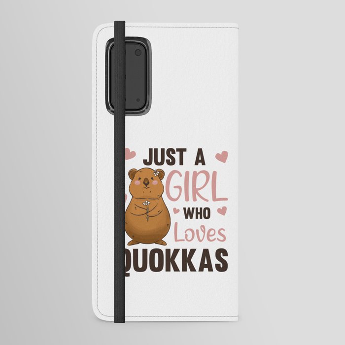just A Girl who Loves Quokkas - Sweet Quokka Android Wallet Case