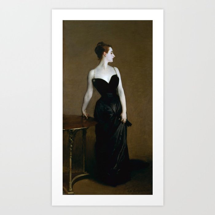 Madame X - Madame Pierre Gautreau - John Singer Sargent Art Print