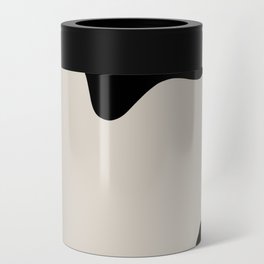 Minimalistic Abstract Shapes Black and White  Can Cooler