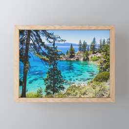 Lake Tahoe Bay Framed Mini Art Print