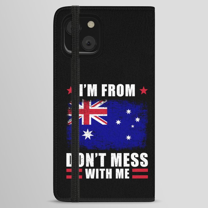 Australia Saying iPhone Wallet Case