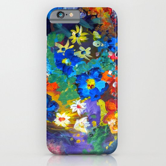 Flora Azul iPhone & iPod Case