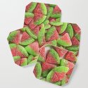 Sour Watermelon Gummy Candy Photo Pattern Coaster by ...