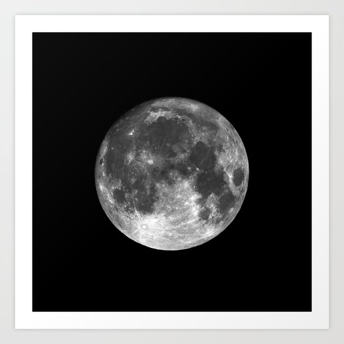 Full Moon August 2023 Sturgeon Moon Art Print