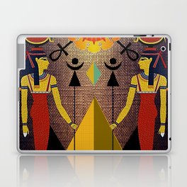 Hathor under the eyes of Ra -Egyptian Gods and Goddesses Laptop Skin
