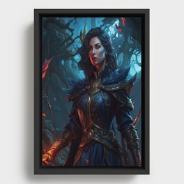 Ancient Warrior-Witch No.1 Framed Canvas