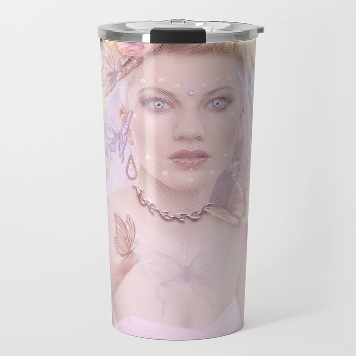 Rose in the magic forest Travel Mug