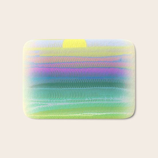 Sun Summer Bath Mat
