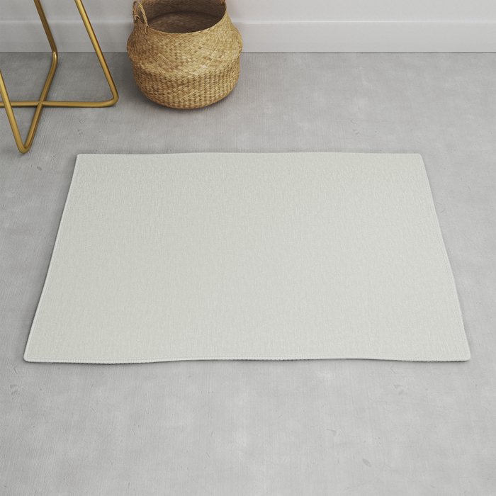 Light Grey - Pastel Gray Neutral Off-white Solid Color Parable to Valspar Seashell Gray 4003-1A Rug