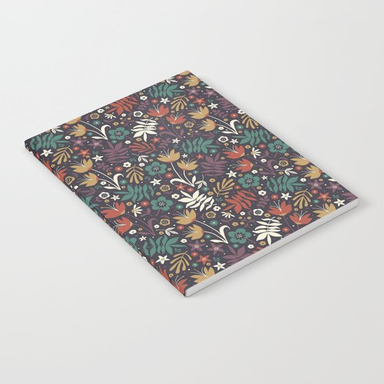 Midnight Florals Notebook