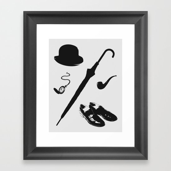 Gentleman's Accoutrements Framed Art Print