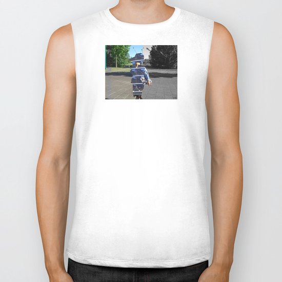 Unreal Kid Collage Biker Tank