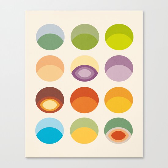 Vintage A. 6 Canvas Print