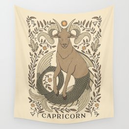 Capricorn, The Goat Wall Tapestry