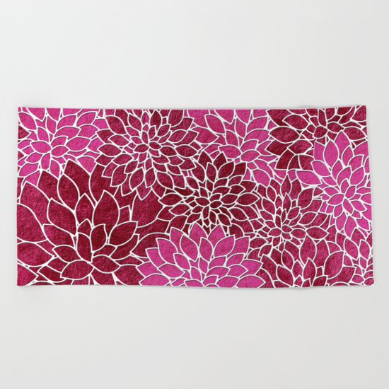 Floral Abstract 26 Beach Towel