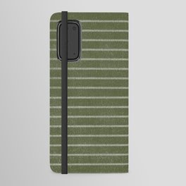 Classic Stripe (Moss Green) Android Wallet Case