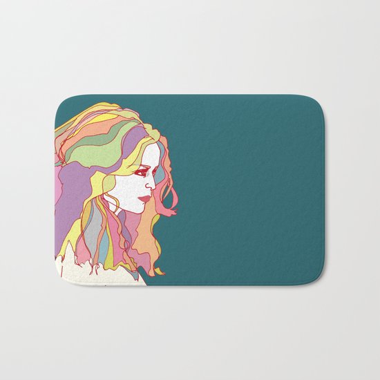 Big Hair day Bath Mat