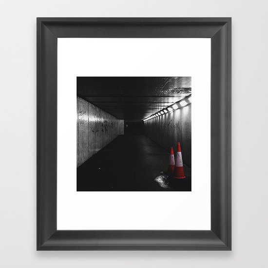 What lies ahead Framed Art Print