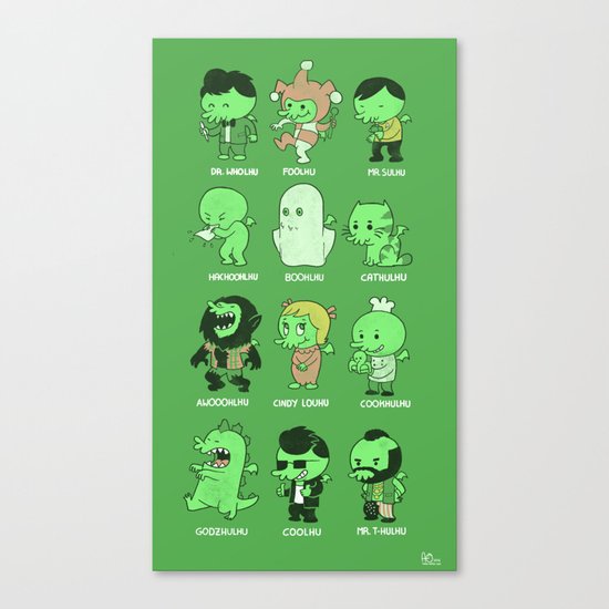 Cthul-Who? Canvas Print