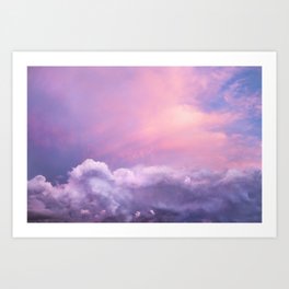 Pink Clouds Art Prints For Any Decor Style Society6