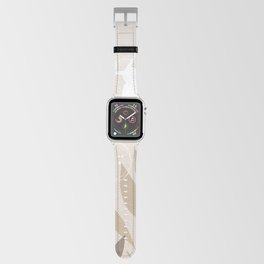 Pantone Hazelnut Botanicals and Butterflies Graphic Design Apple Watch Band