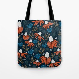 Wildflowers - Orange Tote Bag