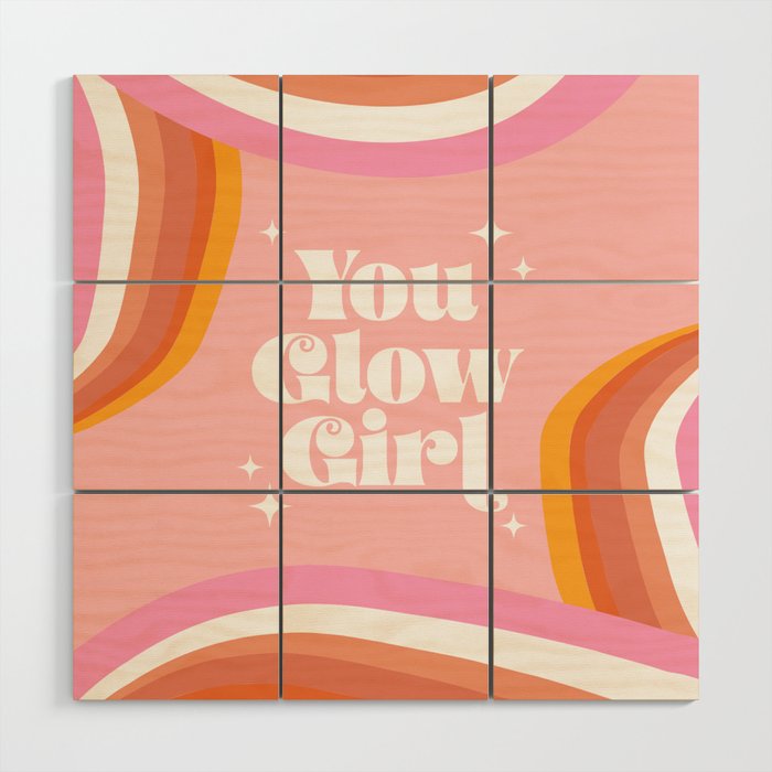 You Glow Baby Wood Wall Art