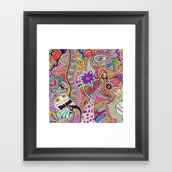 It's What's On The Inside That Counts. Framed Art Print