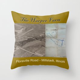 The Old Harper Farm Throw Pillow